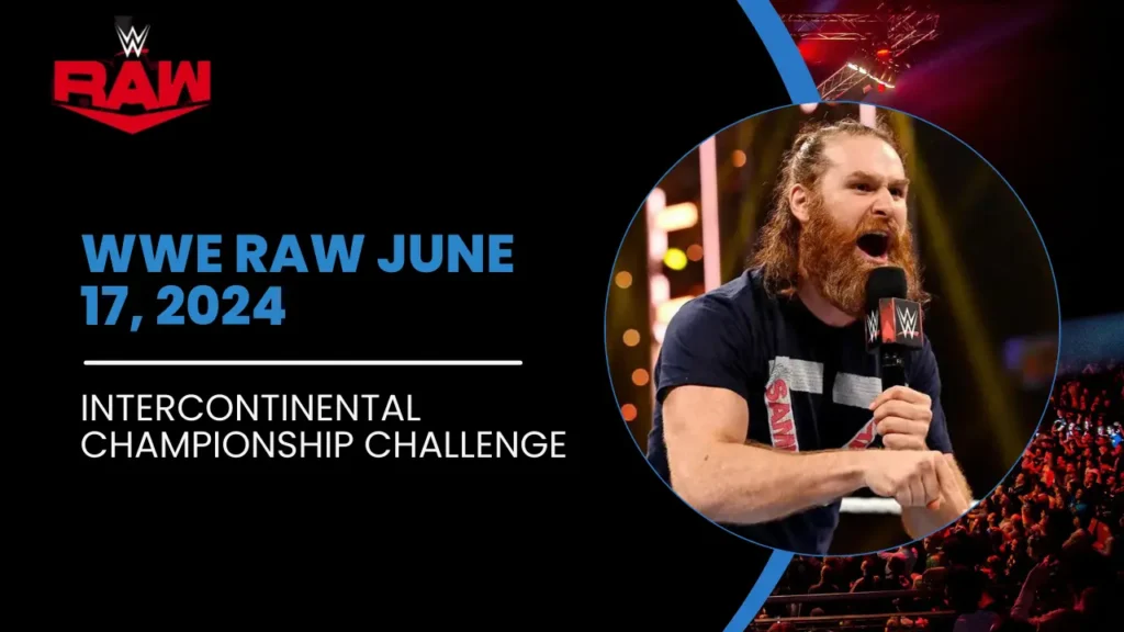 Sami Zayn's challenge for the Intercontinental Championship 