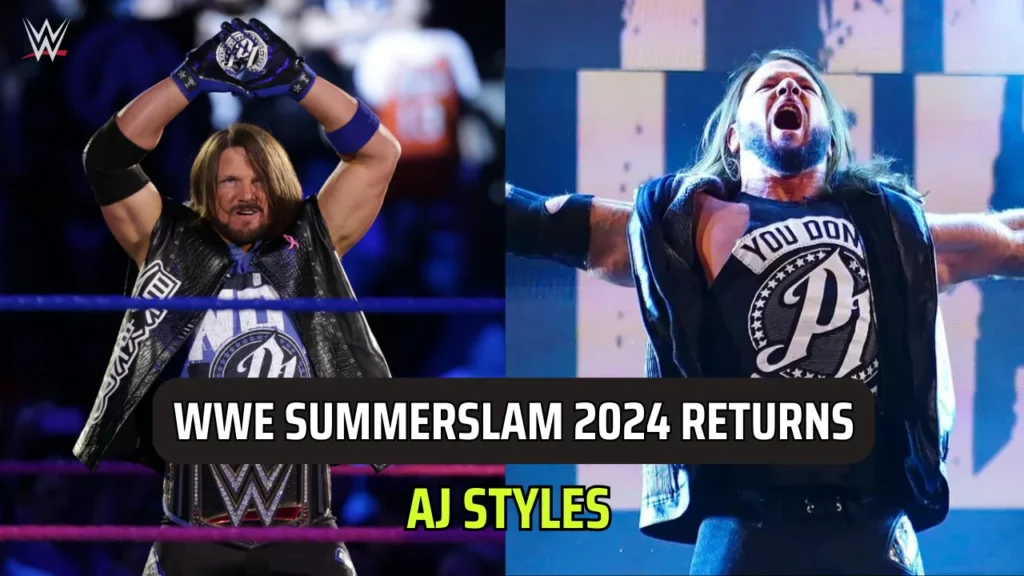 Aj Styles celebrating