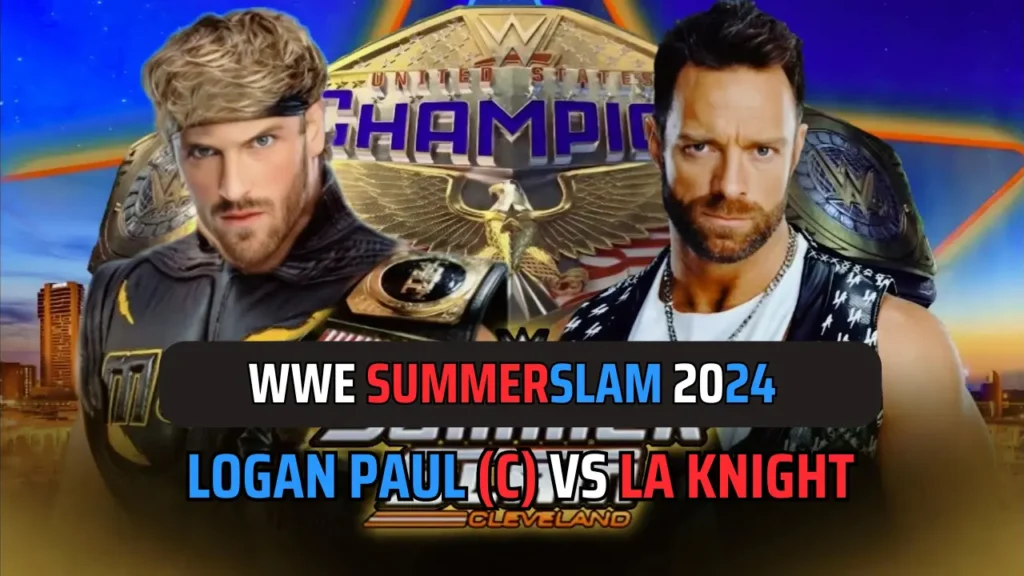 WWE SummerSlam 2024 Matches-Logan Paul vs LA Knight