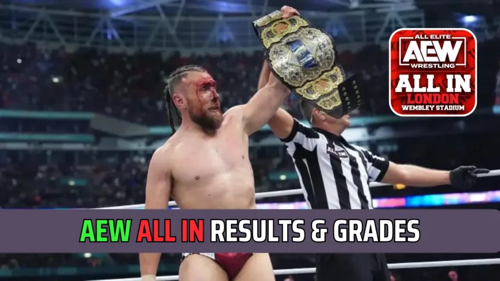 AEW All In Results 2024 and Grades Bryan Danielson Wins Title, Sting