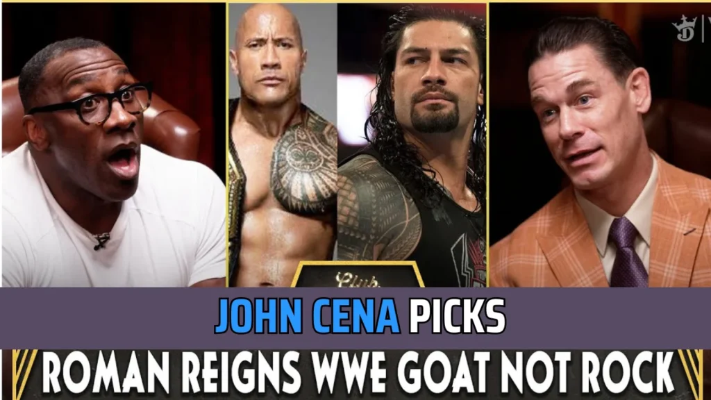 John Cena Picks Roman Reigns over The Rock as WWE GOAT