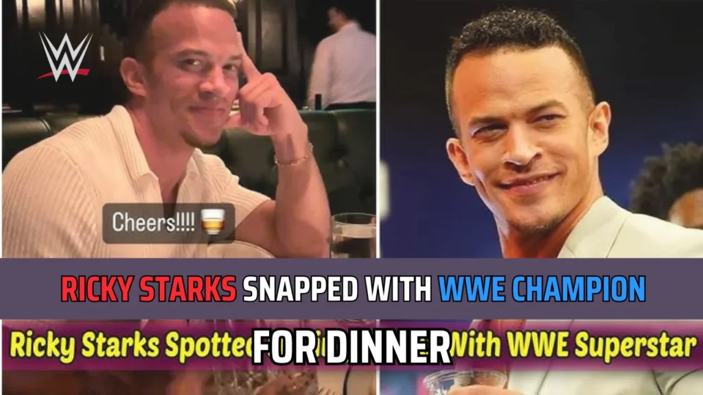 RICKY STARKS SNAPPED WITH WWE CHAMPION FOLLOWING AEW CONTRACT RUMORS