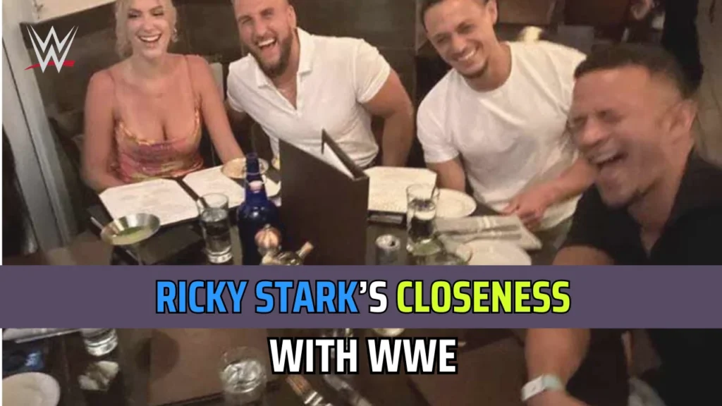 RICKY STARKS SNAPPED WITH WWE CHAMPION FOLLOWING AEW CONTRACT RUMORS