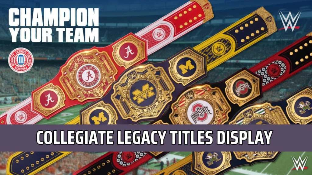 WWE Has Brought Collegiate Legacy Titles by Partnering with NCAA