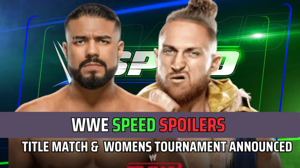 WWE Speed Spoilers From Taped Episode: Huge Title Match and Womens Tournament Announced 