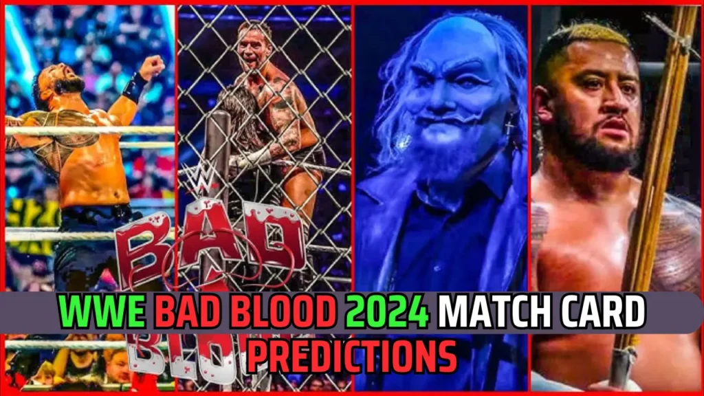 WWE Bad Blood 2024 Match Card Predictions