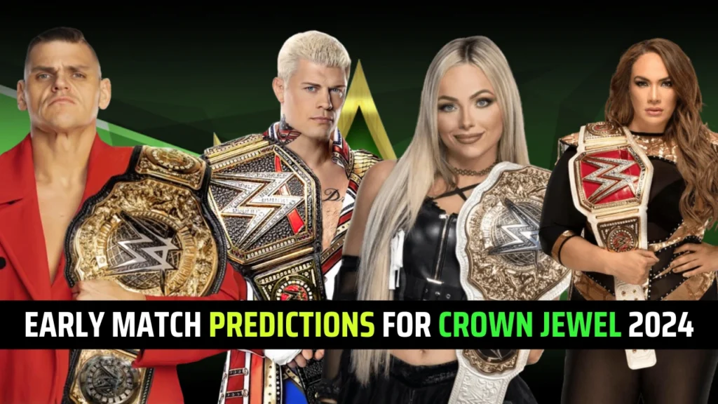 Early Predictions For WWE Crown Jewel 2024 Match Card