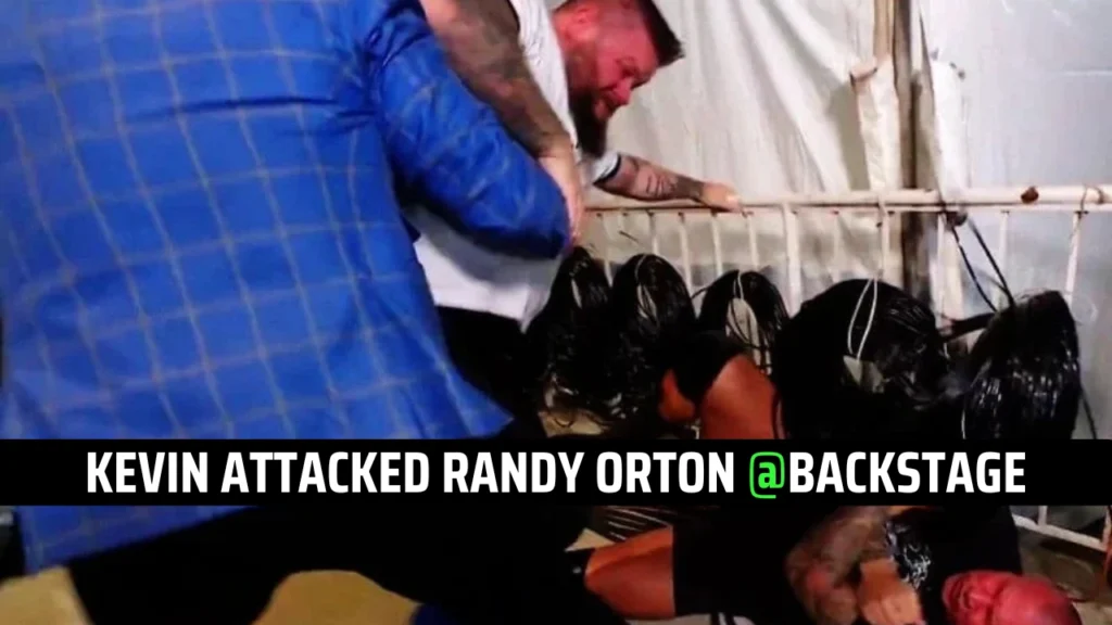 Kevin Owens Attacks Randy Orton On Backstage at Smackdown