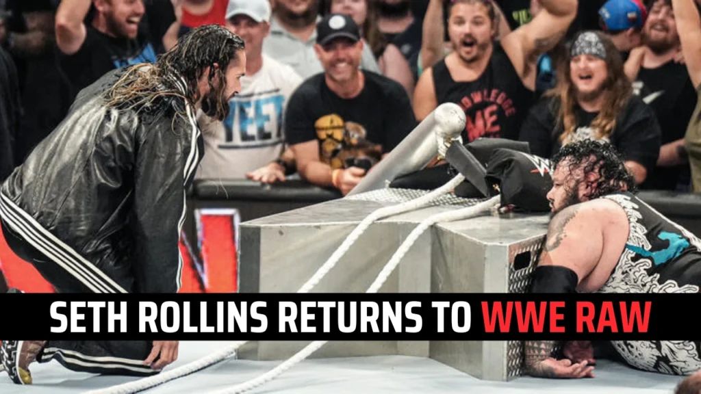 Seth Rollins Returns to WWE Raw & Costs Bronson Reed The Last Man Standing Match
