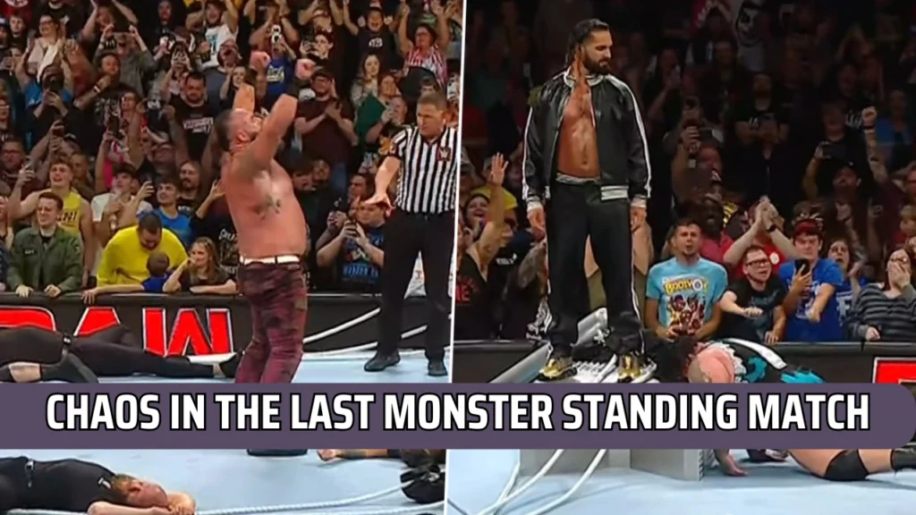 Seth Rollins Returns to WWE Raw & Costs Bronson Reed The Last Man Standing Match