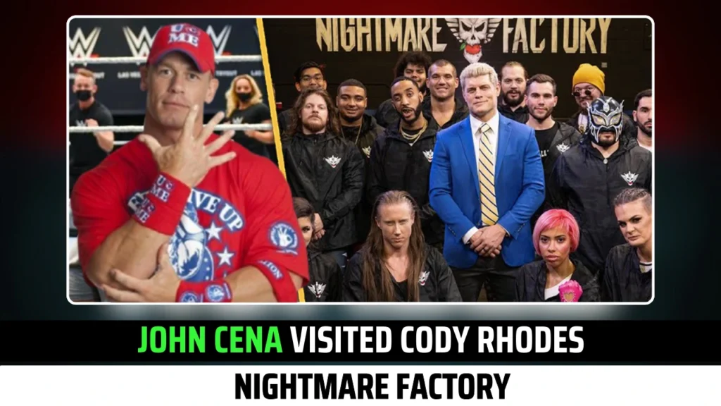 John Cena Visits Cody Rhodes Wrestling School Nightmare Factory