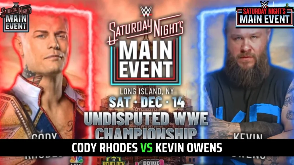 WWE Saturday Night's Main Event 2024 Predictions For Card
