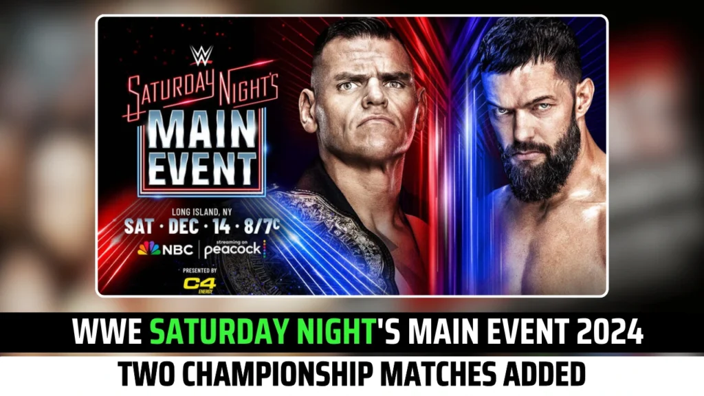 2 Championship Matches Booked For WWE Saturday Night's Main Event Card 