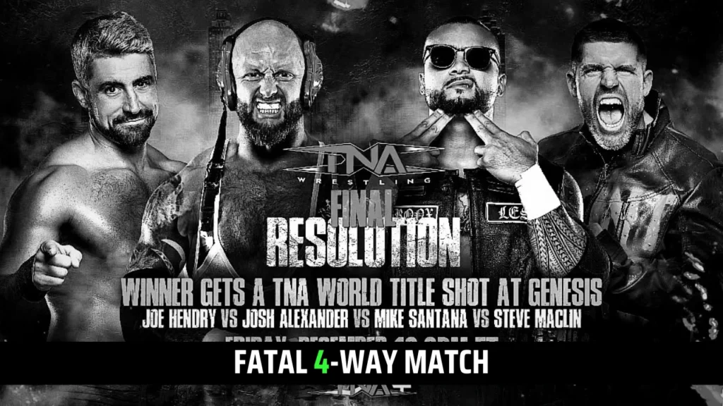 Latest & Confirmed TNA Final Resolution 2024 Match Card