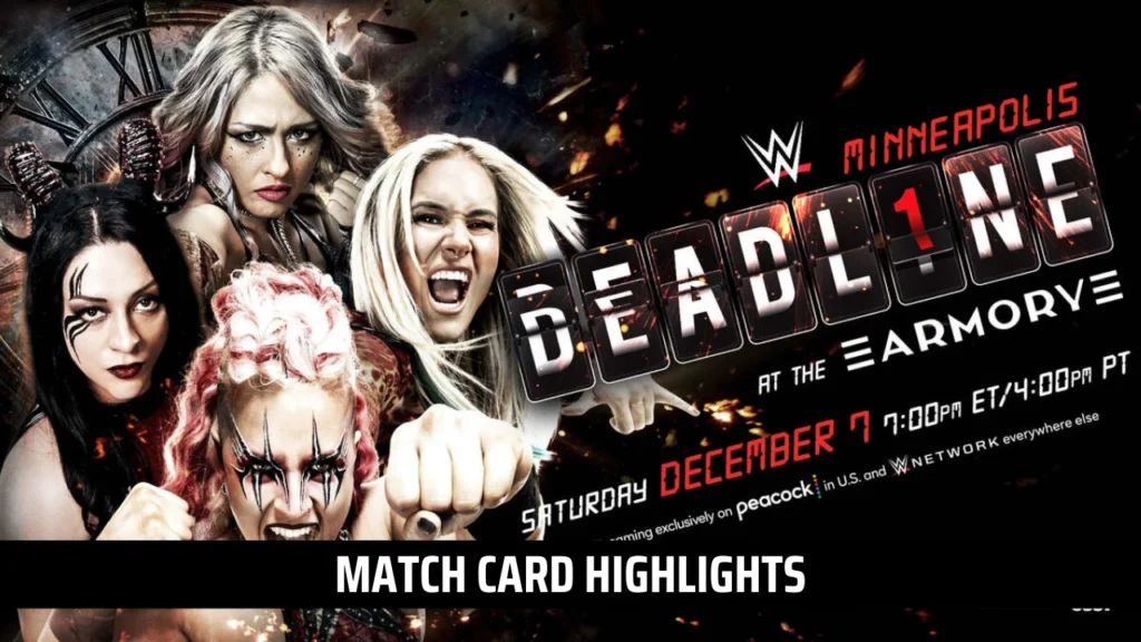 WWE NXT Deadline 2024 Start Time For Major Territories