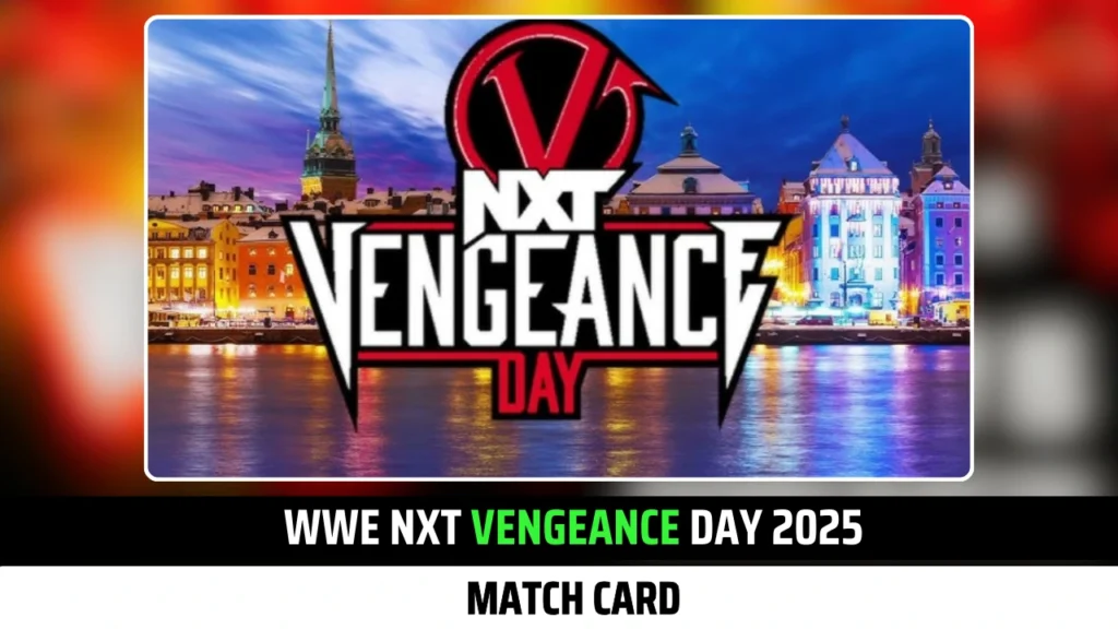 Final NXT Vengeance Day 2025 Card