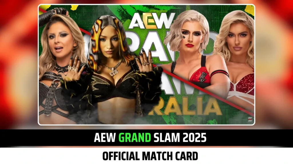 Official Match Card for AEW Grand Slam 2025