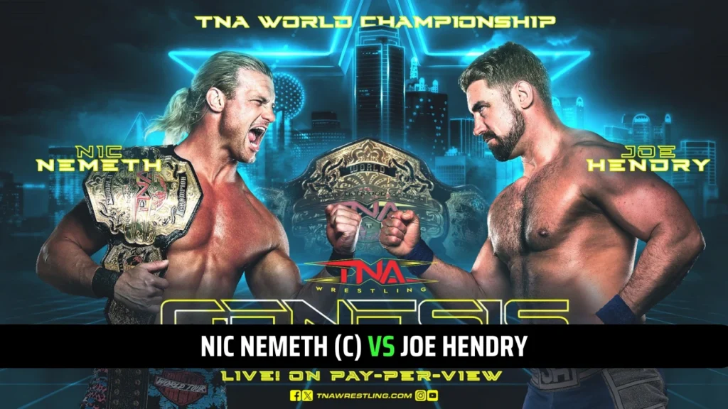 TNA Genesis 2025 Match Card Confirmed List!