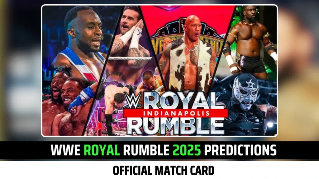 WWE Royal Rumble 2025 Match Card