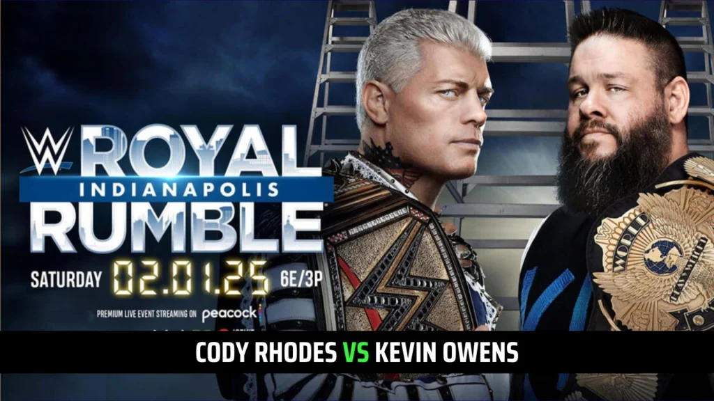 WWE Royal Rumble 2025 Match Card