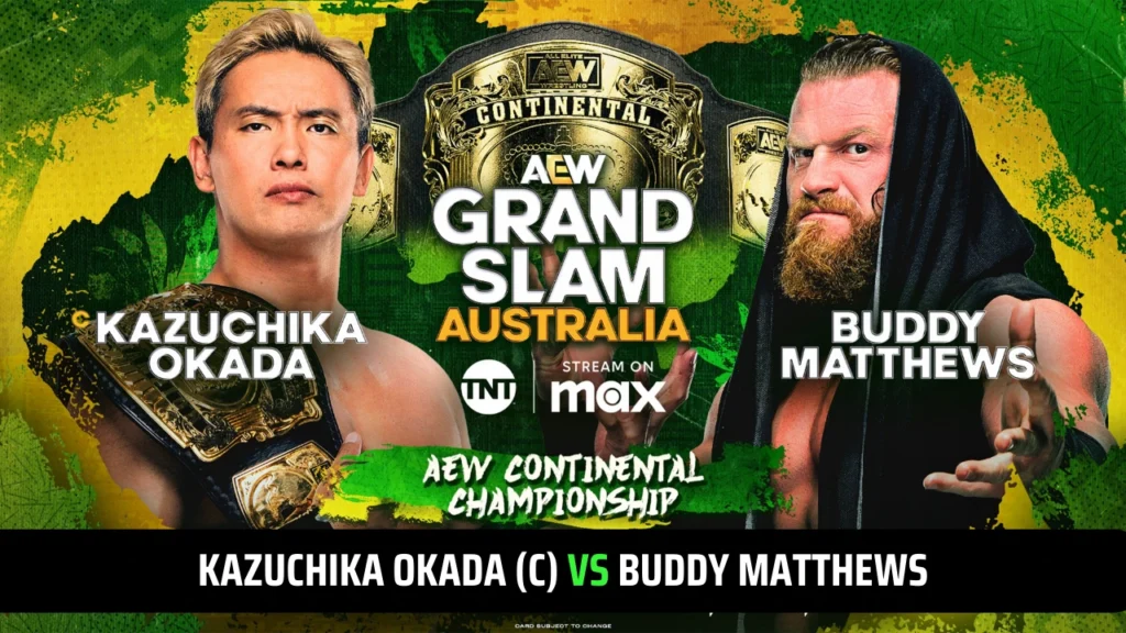 Official AEW Grand Slam 2025 Match Card