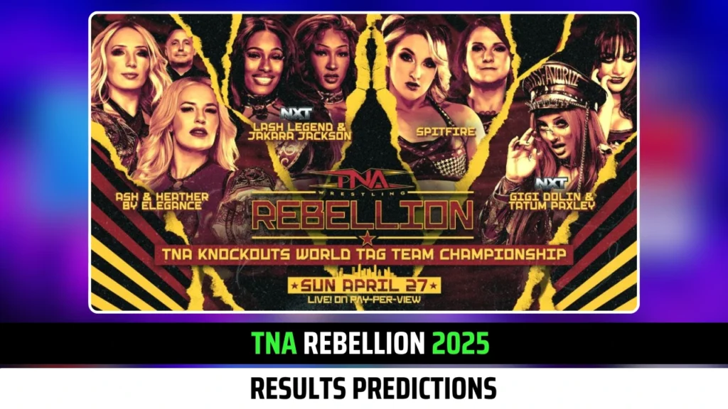 TNA Rebellion 2025 Results Predictions