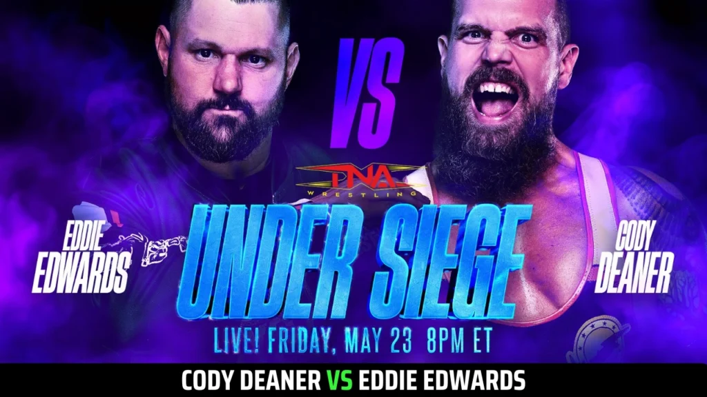 TNA Under Siege 2025 Match Card