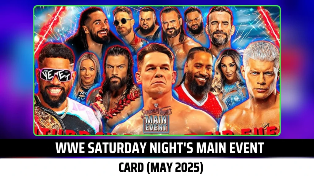 WWE SATURDAY NIGHT'S MAIN EVENT CARD