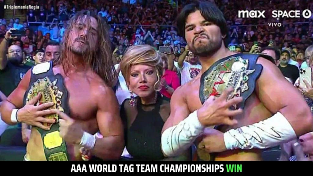 Angel & Berto Captures AAA World Tag Team Titles at TripleMania Regia 2025
