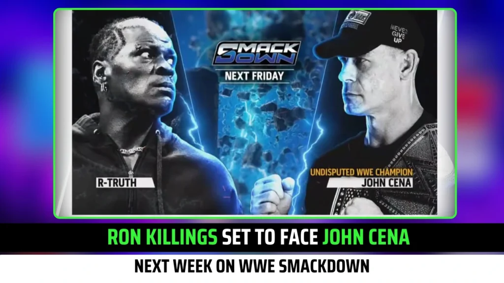 Ron Killings to face John Cena next week on WWE Smackdown