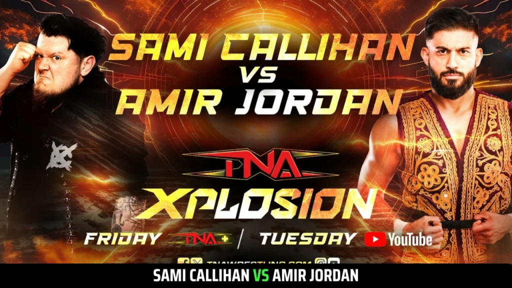 Sami Callihan vs. Amir Jordan locked for TNA Xplosion This Week!