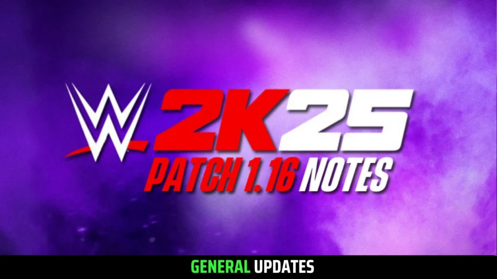 WWE 2K25 Patch 1.16 Update: Exclusive for Playstation, XBox, and PC