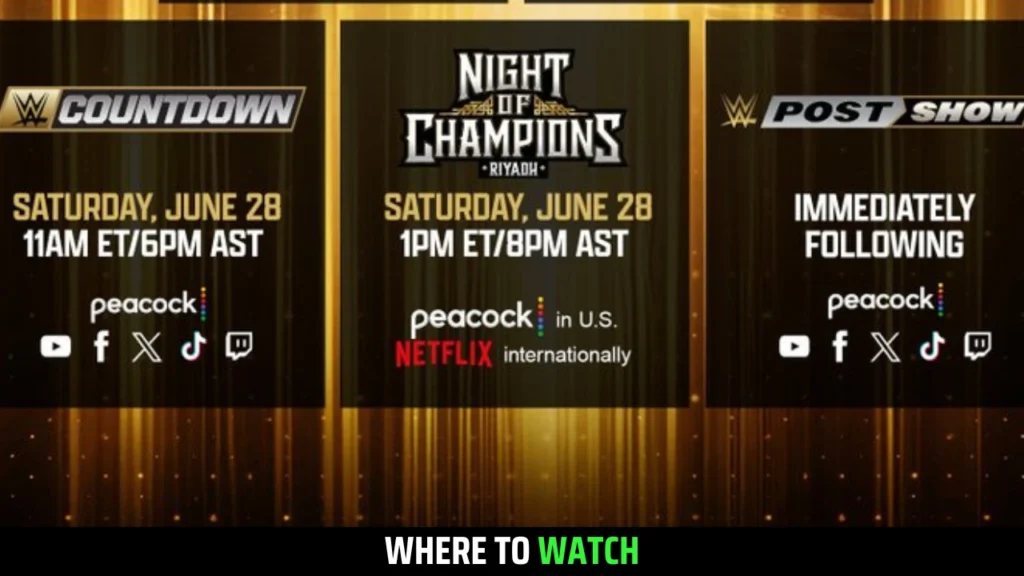 WWE Night Of Champions 2025 Countdown Start Time, Date, Venue, Where to Watch and More!