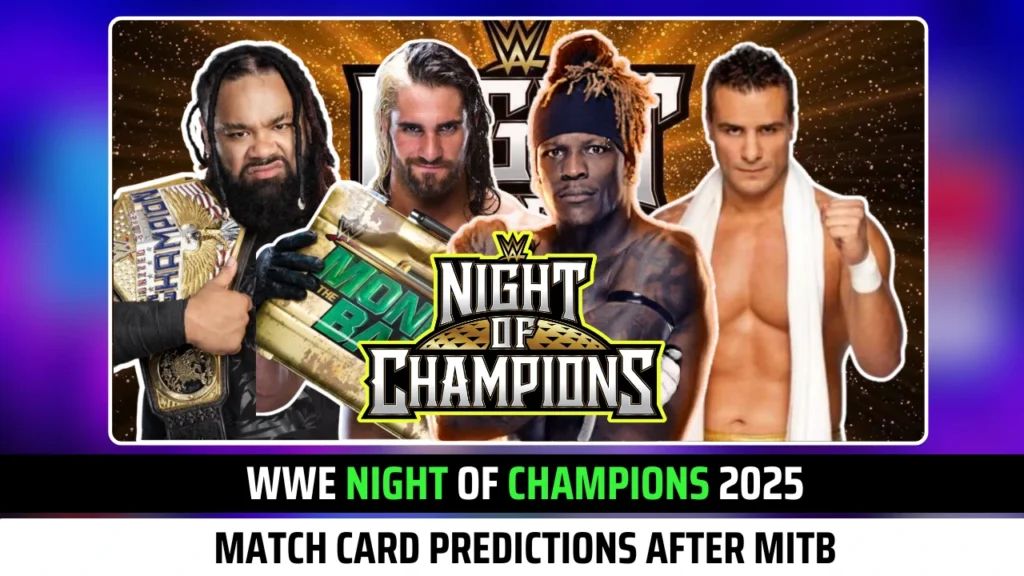 WWE Night of Champions 2025 Match Card Predictions after Money in the Bank
