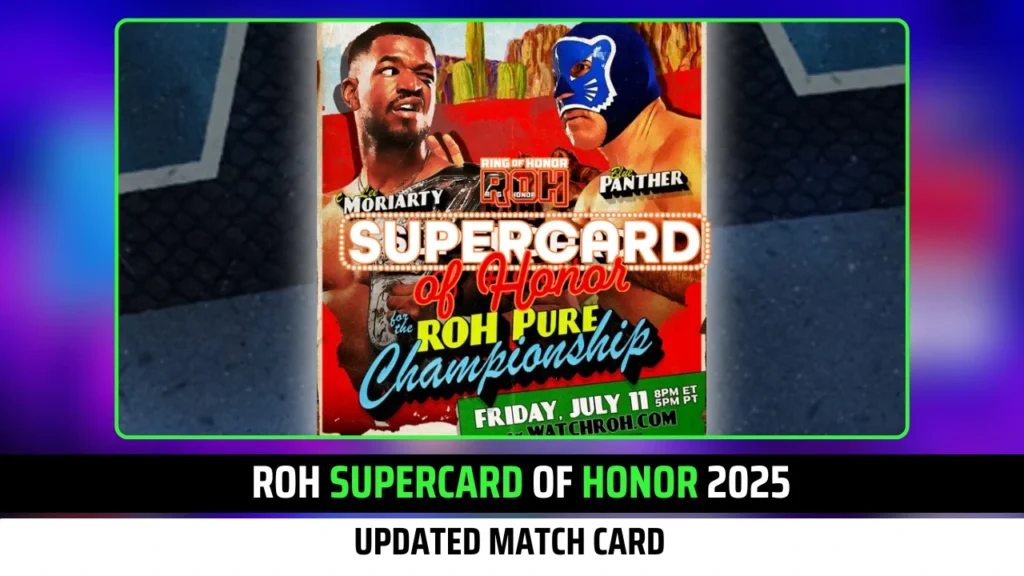 Latest & Confirmed ROH Supercard Of Honor 2025 Match Card