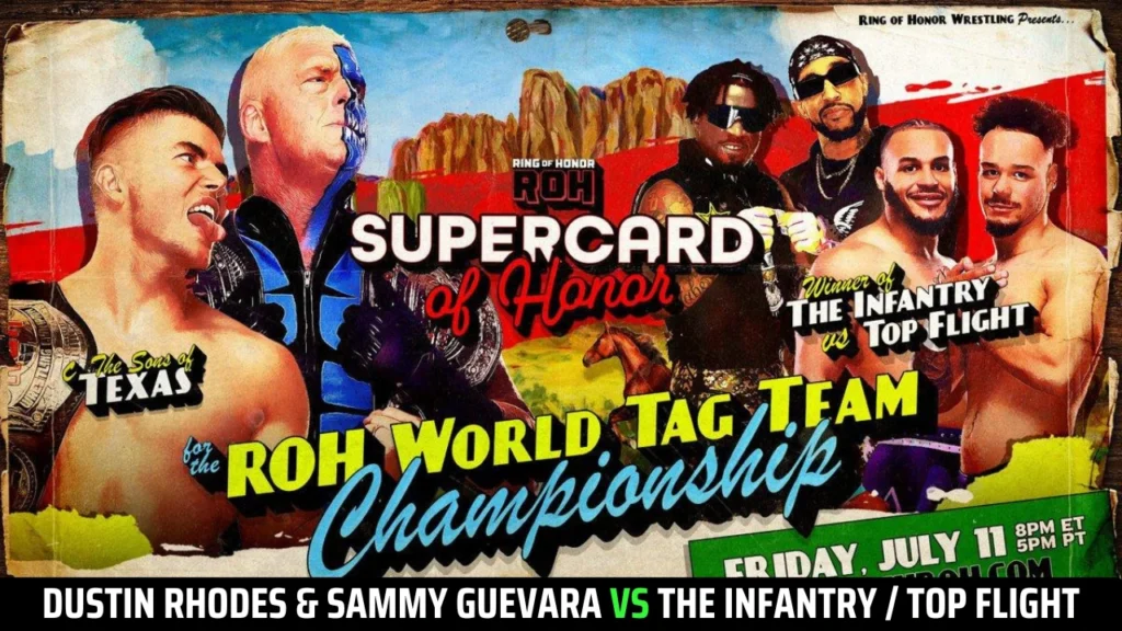 Latest & Confirmed ROH Supercard Of Honor 2025 Match Card