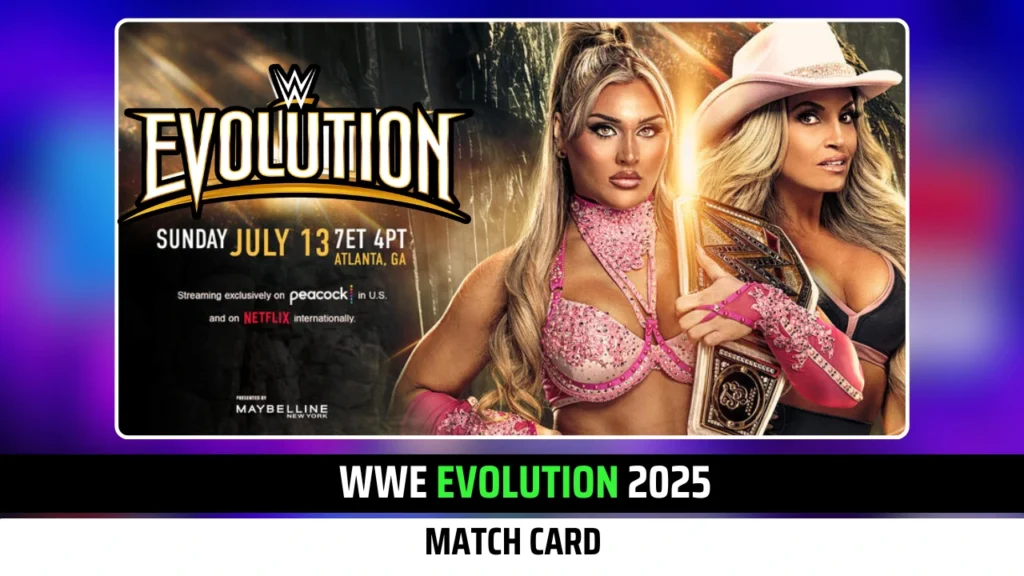 Official WWE Evolution 2025 Match Card