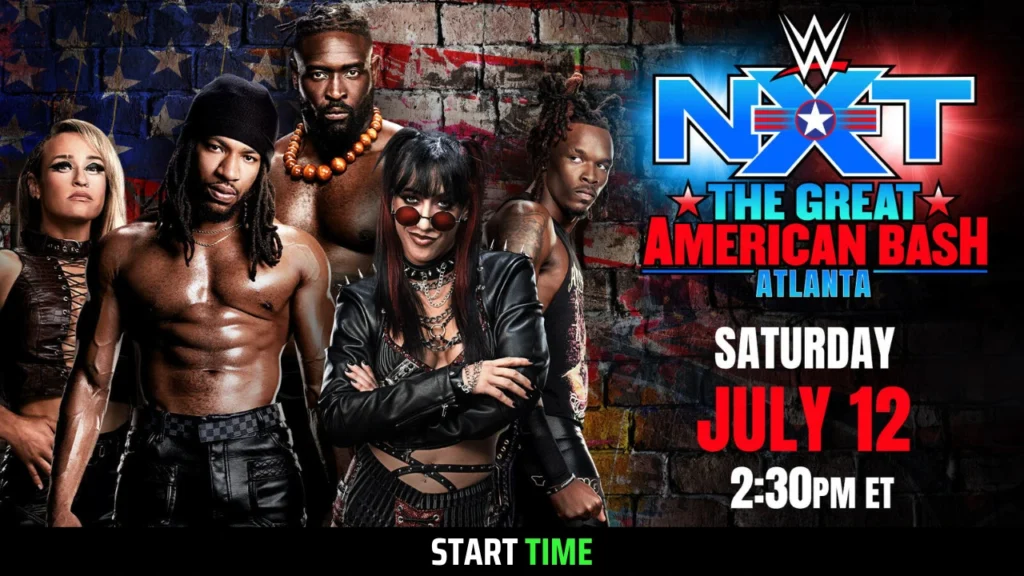 WWE NXT Great American Bash 2025 Start Time (Global)- US, UK, CA, AU and More