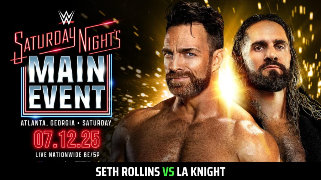 WWE Saturday Night's Main Event July 12 Match Card