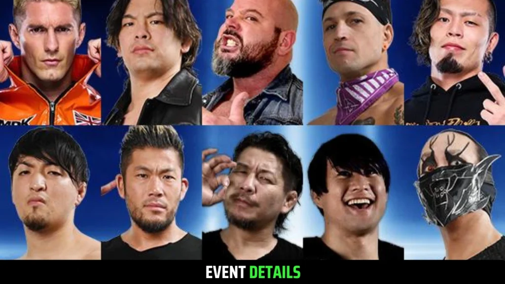 Official & Updated NJPW Blue Justice XVI Card