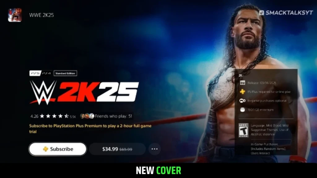 WWE 2K25 Patch 1.22: Full Details, Current Issues, Free VC, New Edition, Cover Update & More!