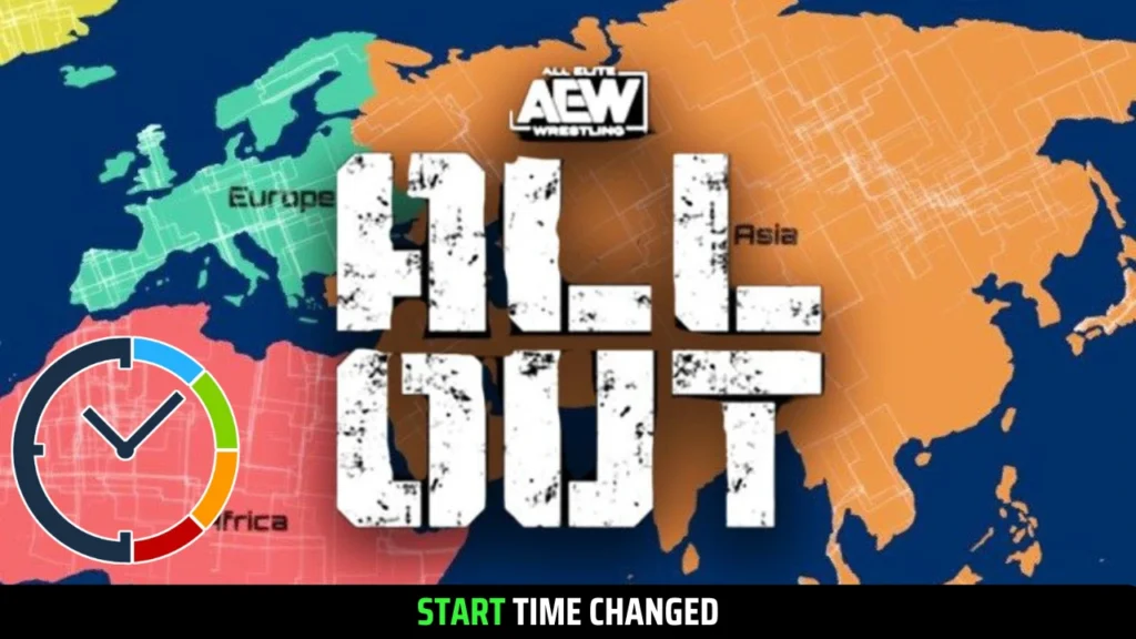 AEW All Out 2025 Start Time Officially Changed in Clash with Wrestlepalooza
