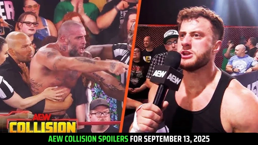 AEW Collision Spoilers for September 13
