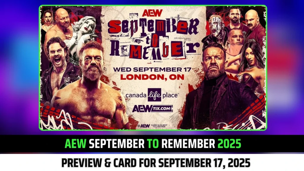 Poster for AEW September to Remember 2025