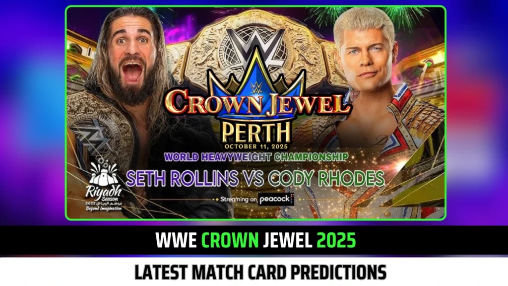 Latest Match Card Predictions for WWE Crown Jewel 2025