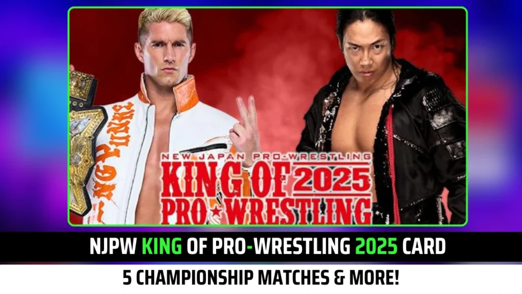 NJPW King Of Pro-Wrestling 2025 Official Card: 5 Championship Matches & More!
