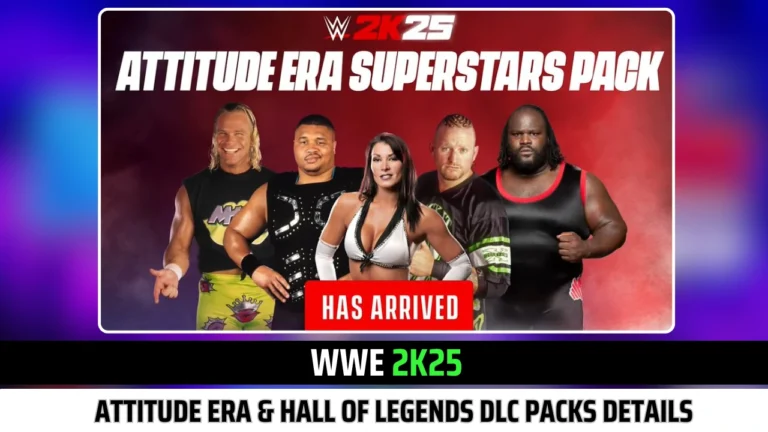 WWE 2K25 Attitude Era & Hall of Legends DLC Packs