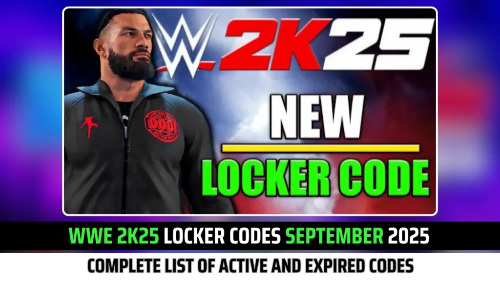 WWE 2K25 Locker Codes September 2025