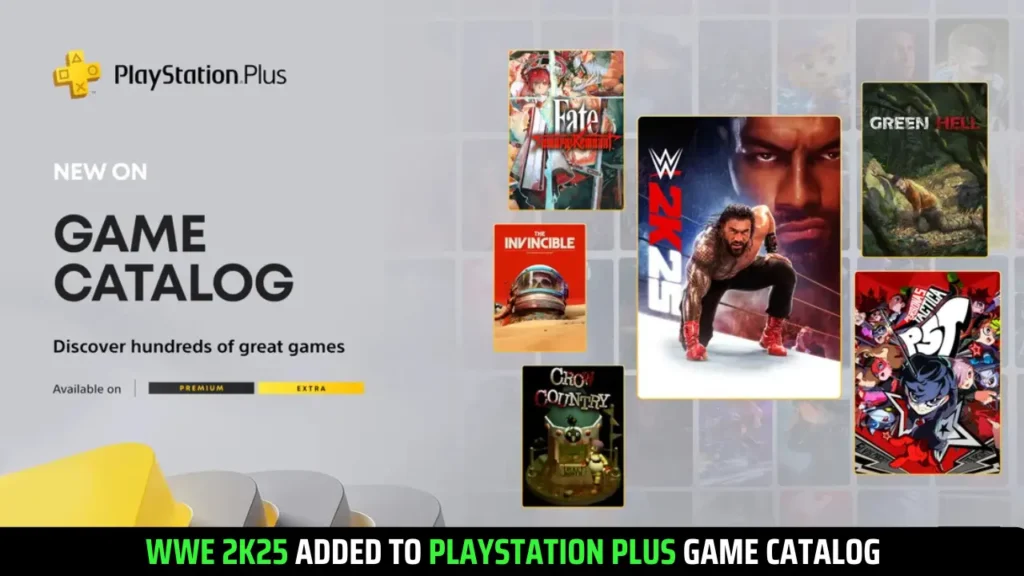 2K25 in PlayStation Plus Game Catalog