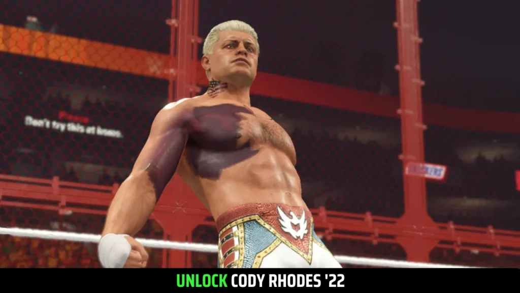 Cody Rhodes ‘22 in WWE 2k25